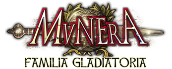Logo MUNERA: Familia Gladiatoria