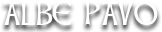 Albe Pavo text logo